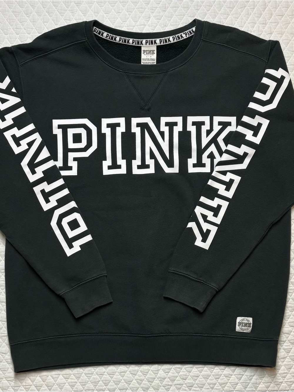 PINK Victoria's Secret Crewneck Sweatshirt L